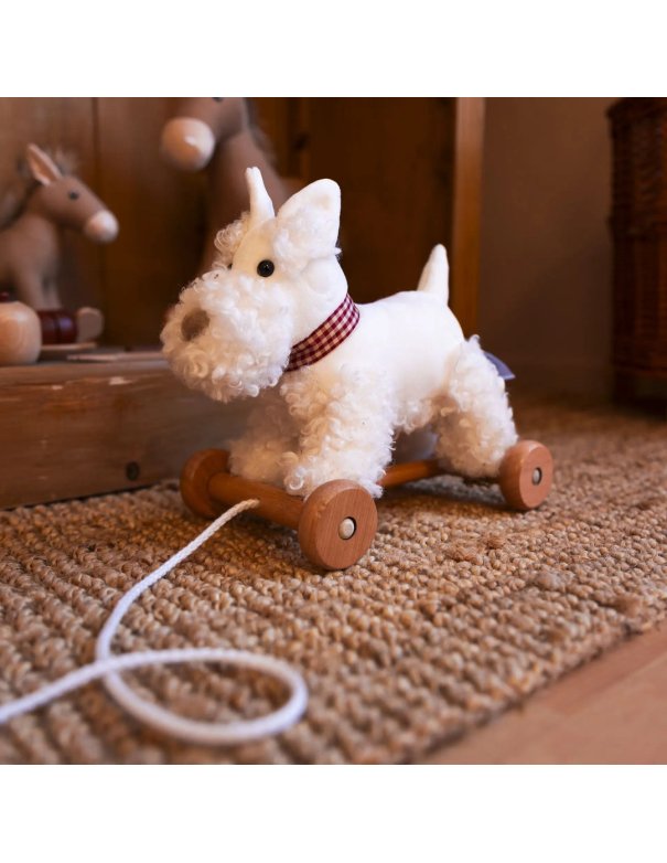 Peluche chien - Lola à tirer - Egmont toys