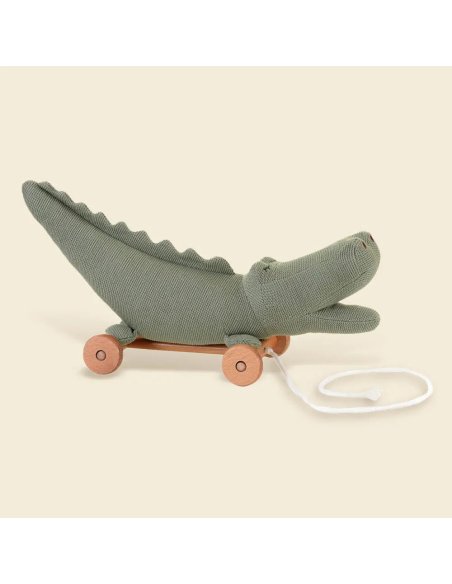 Peluche crocodile - à tirer - Egmont toys
