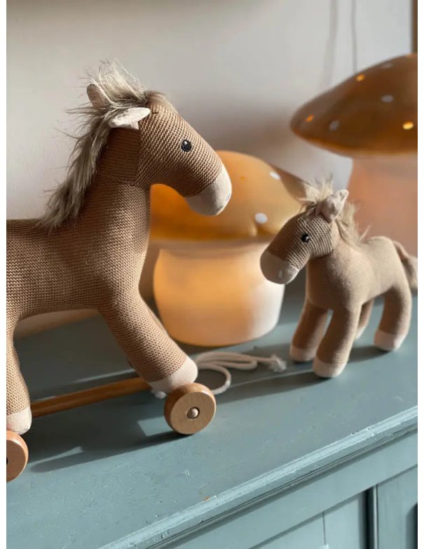Peluche cheval - Henry à tirer -...