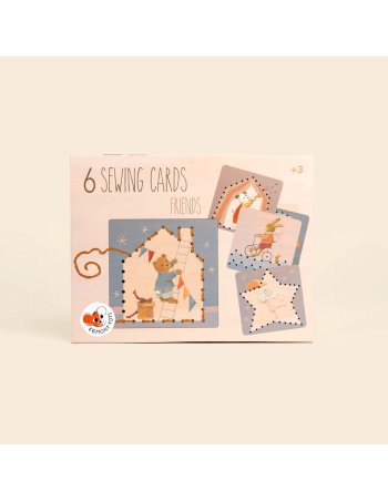 Cartes à coudre - Amis -...