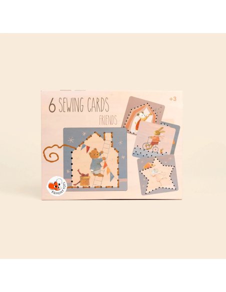 Cartes à coudre - Amis - Egmont toys