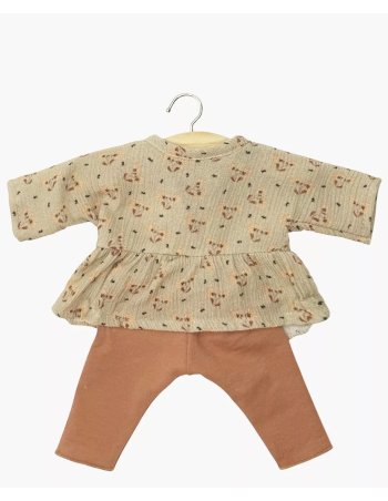 Babies - Ensemble top Ophélia en crépon Eloise et legging en