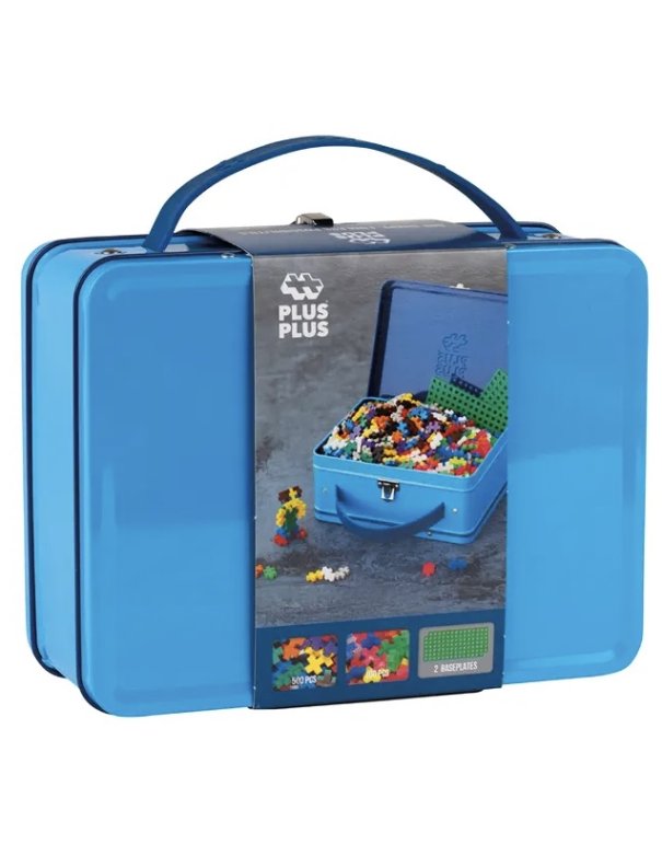 Valisette Métal Basic/Néon - 600 Pcs - Plus Plus