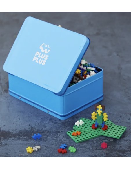 Valisette Métal Basic/Néon - 600 Pcs - Plus Plus