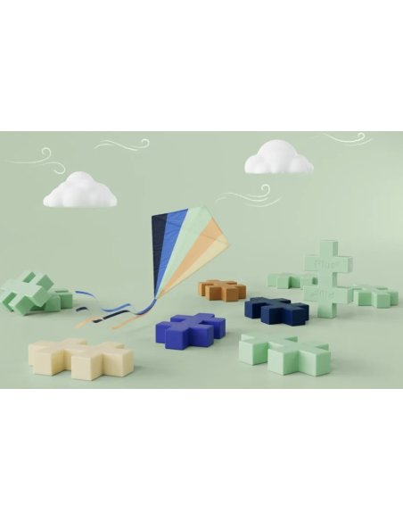 Tube BIG Breeze - 15 Pcs - Plus Plus