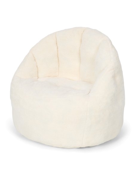 Pouf bouclette - Soft White - Little Dutch