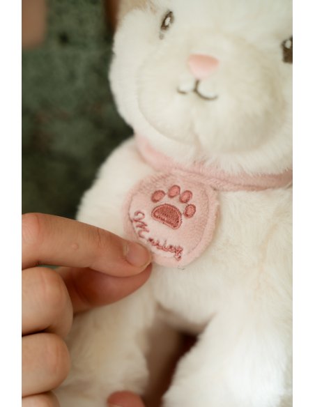 Peluche chat avec sac de transport - Marley - Little Dutch