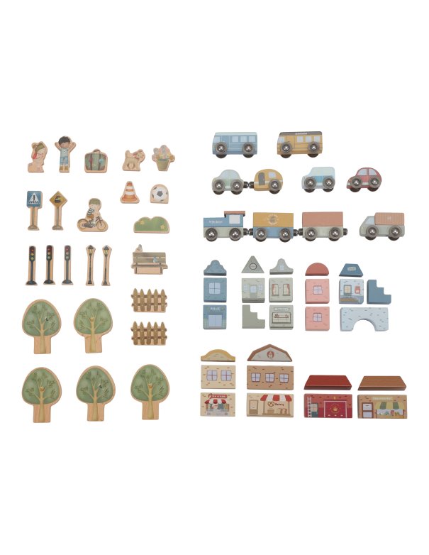 Circuit de train XXL en bois - Little Dutch