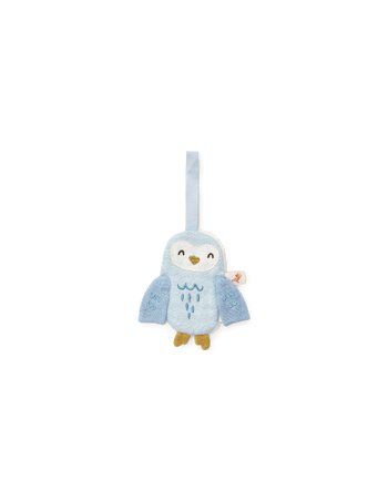 Doudou attache-tétine en gaze de coton Chouette - Forest