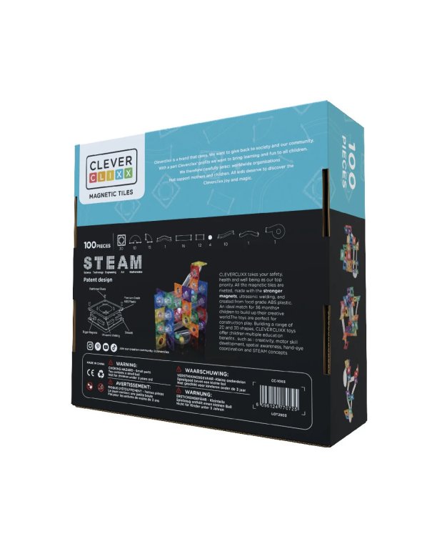 Construction magnétique - Parcours de balle effet lumineux -