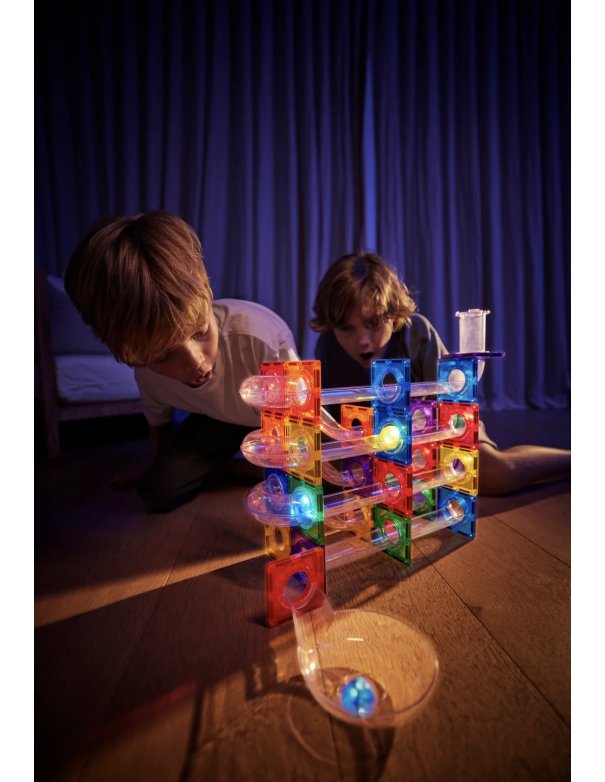 Construction magnétique - Parcours de balle effet lumineux -