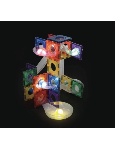 Construction magnétique - Parcours de balle effet lumineux -