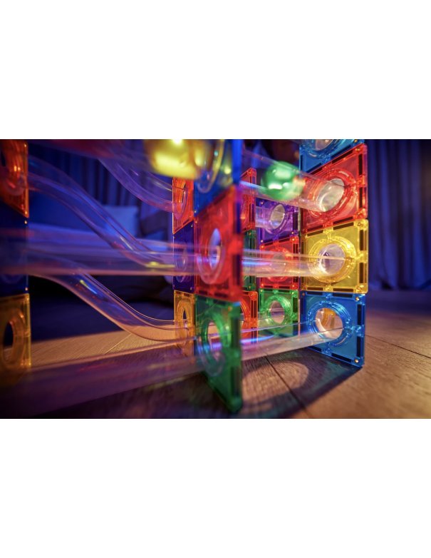 Construction magnétique - Parcours de balle effet lumineux -