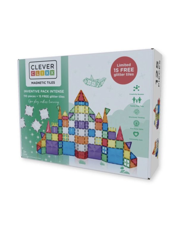Construction magnétique - Inventive Pack Intense – 110 pièces +