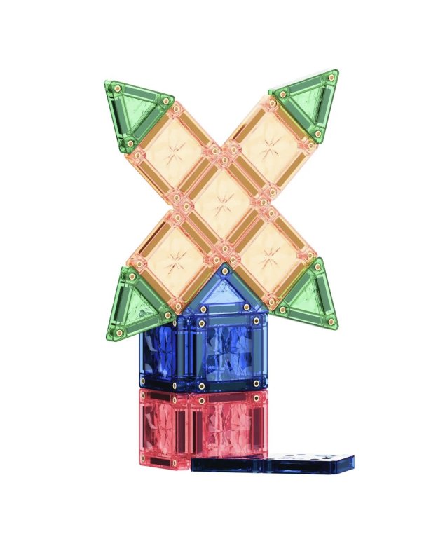 Construction magnétique - Mini Tiles Pack Pastel - Cleverclixx