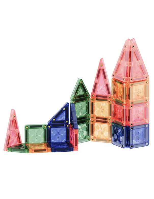 Construction magnétique - Mini Tiles Pack Pastel - Cleverclixx