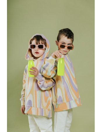 Bouteille sensorielle flottante - Jaune fluo - Petit Boum 2