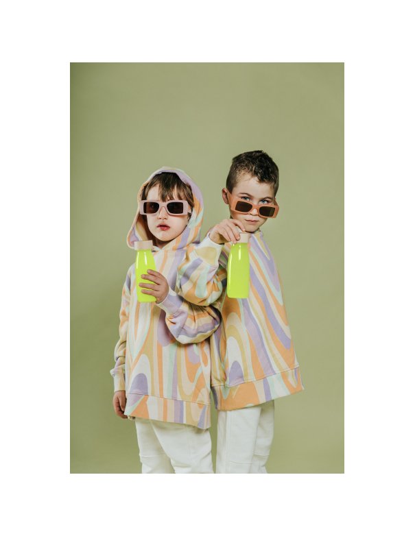 Bouteille sensorielle flottante - Jaune fluo - Petit Boum