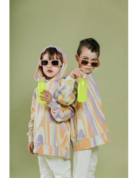 Bouteille sensorielle flottante - Jaune fluo - Petit Boum