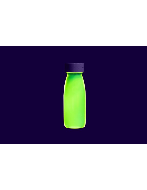 Bouteille sensorielle flottante - Jaune fluo Peti Boum