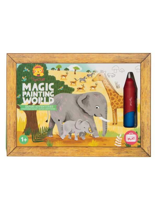 Coffret peinture magique à l'eau - Safari - Tiger tribes