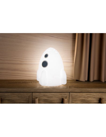 Veilleuse lumineuse en silicone projecteur d'étoiles - Fusée -