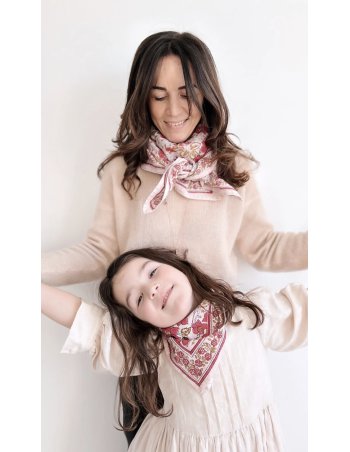 Foulard Adulte - Pink lurex - So Family