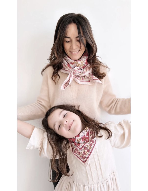 Foulard Adulte - Pink lurex - So Family