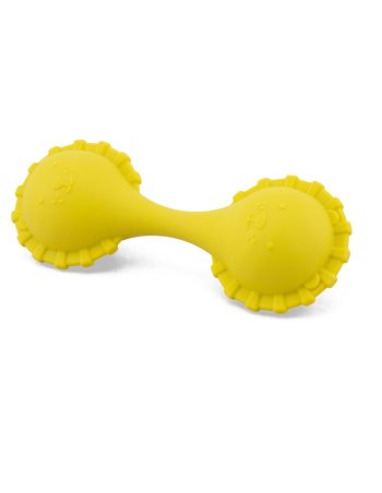Maracas en silicone - Jaune...