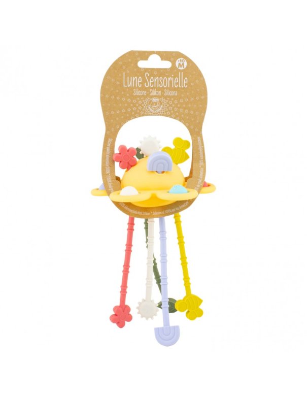 Jouet lune sensoriel - Ziptoy - Jaune - Ulysse