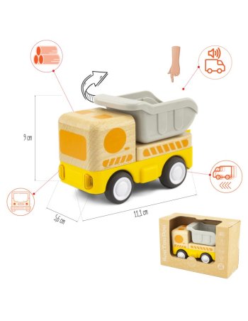 Mini camion Benne - véhicule lumineux et sonore - Ulysse 2