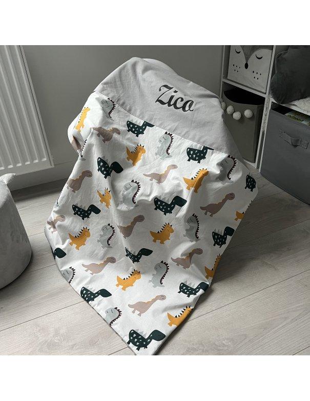 Couverture dinosaure personnalisé Couverture dinosaure personnalisé