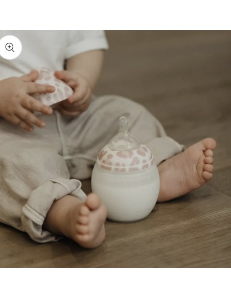 Biberon anti-colique 150 ml | Graouu rose 0m+ - Elhée