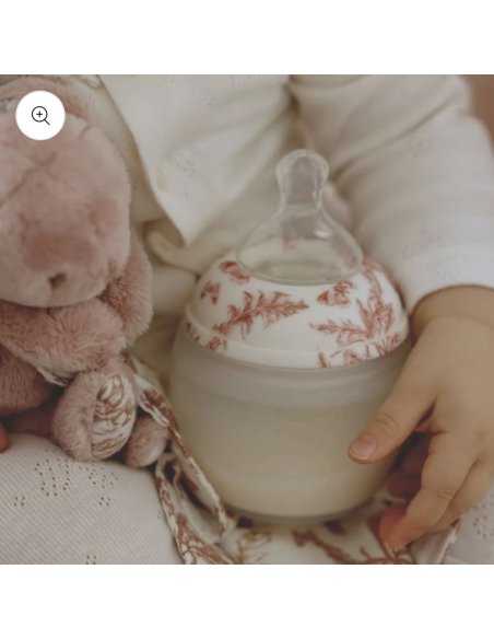 Coffret Biberon 150 mL + Doudou | Tartine et Chocolat "Toile de