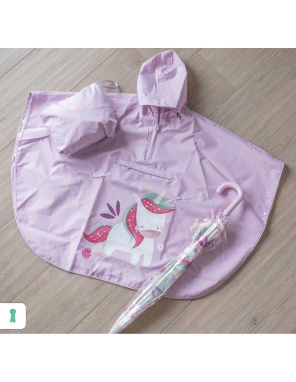 Poncho de pluie junior - Sparkly la licorne - Sassi