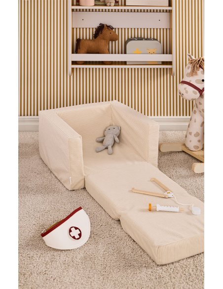 Fauteuil pliant blanc cassé - Kid's Concept