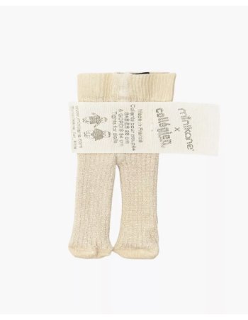 Collant jaune sable lurex...