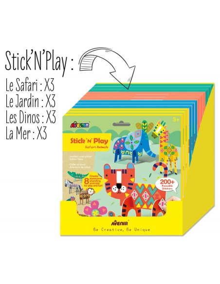 PACK : STICK N PLAY 4 MODELS - Ulysse