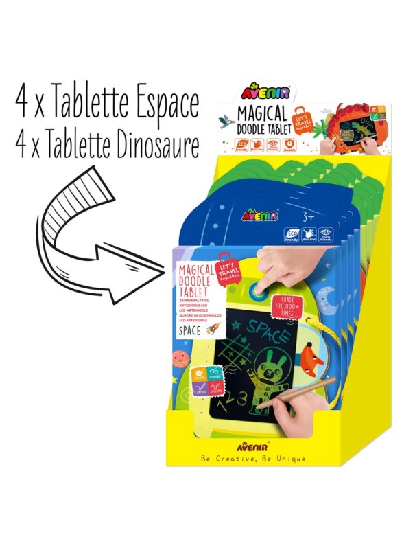 Tablette à dessin magique - 2 modèles...
