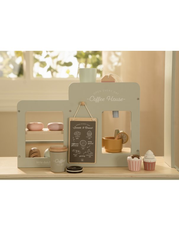 Grande machine à café en bois -... Grande machine à café en bois -...