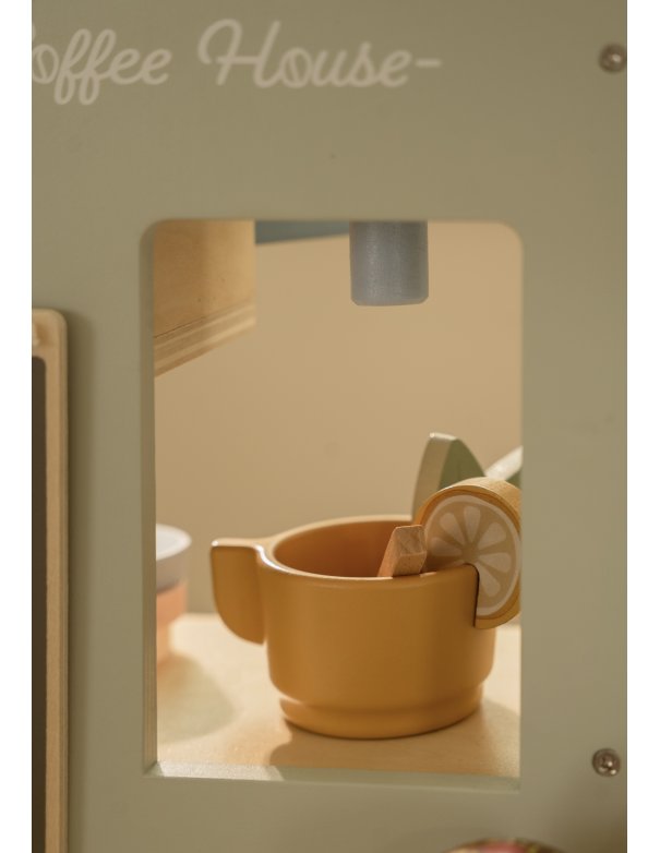 Grande machine à café en bois -... Grande machine à café en bois -...