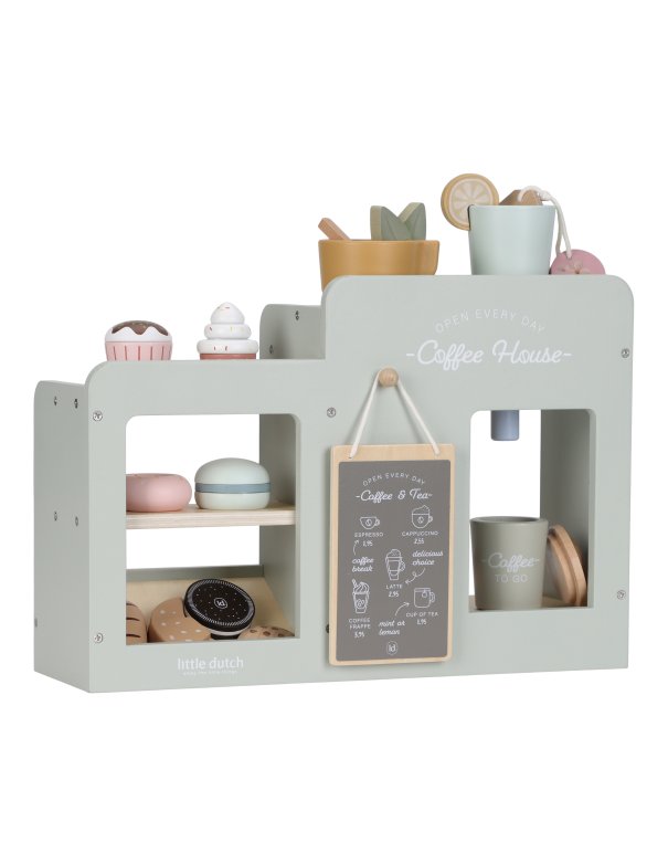 Grande machine à café en bois -... Grande machine à café en bois -...