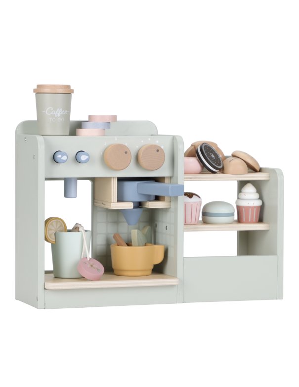 Grande machine à café en bois -... Grande machine à café en bois -...