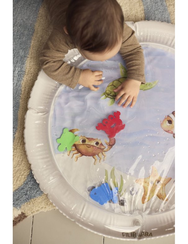 Tapis d'eau pour le temps sur le...