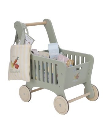 Chariot de courses en bois...