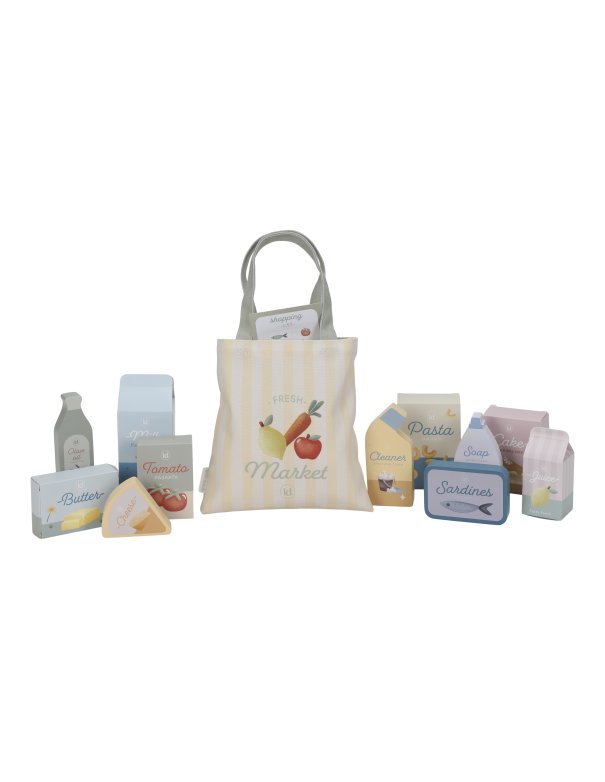 Chariot de courses en bois - Little... Chariot de courses en bois - Little...