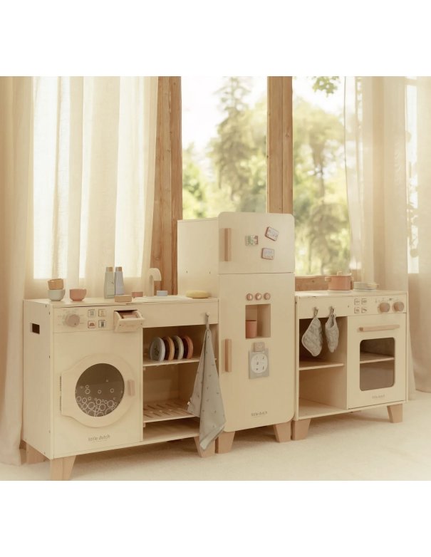 Cuisine en bois  - Vert - Little... Cuisine en bois  - Vert - Little...