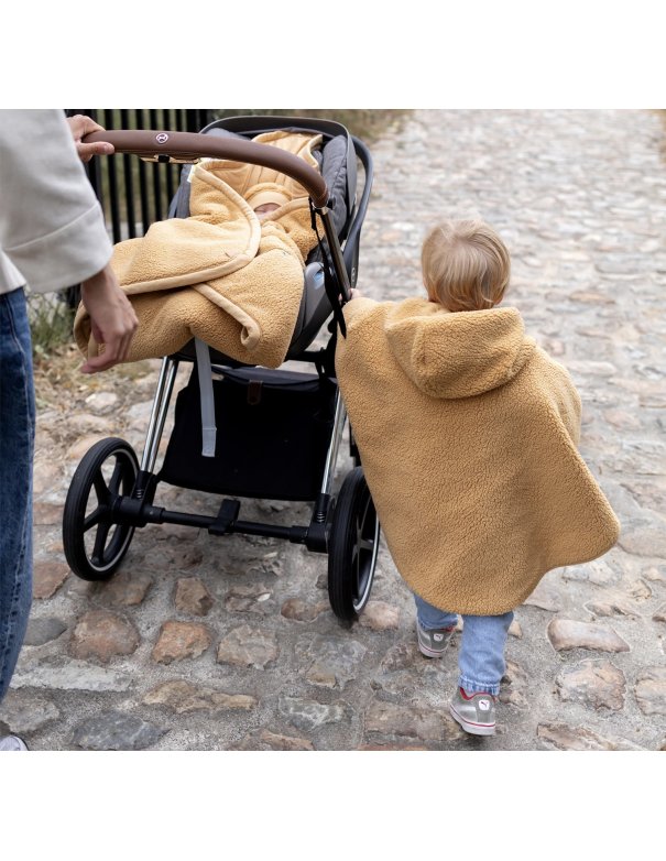 Poncho de voyage 9-36m TEDDY- Ocre -...