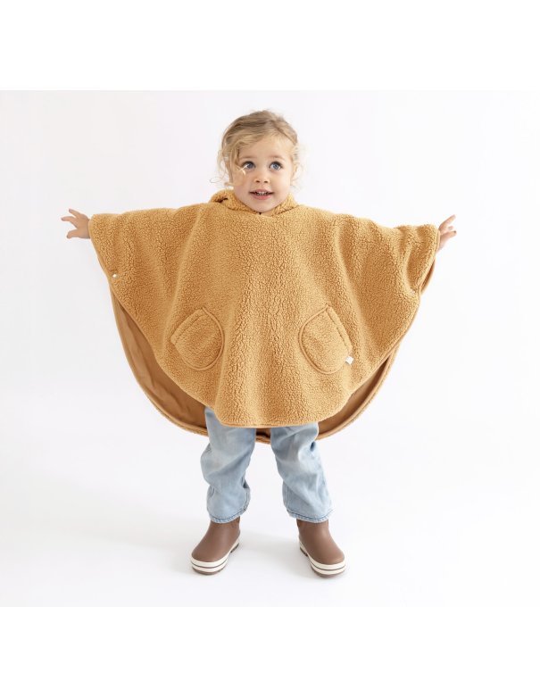 Poncho de voyage 9-36m TEDDY- Ocre -...