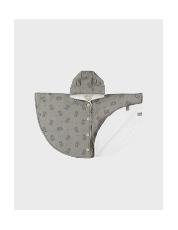 Poncho imperméable doublure Groloudoux® kaki - Noukie's